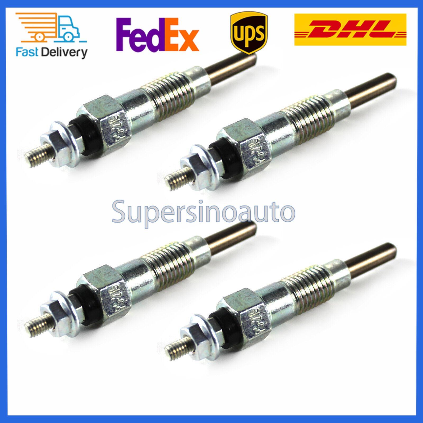 New 4PCS YM119717-77800 Glow Plug for Yammer 4D98E 4TNE98 4D94E Forklift