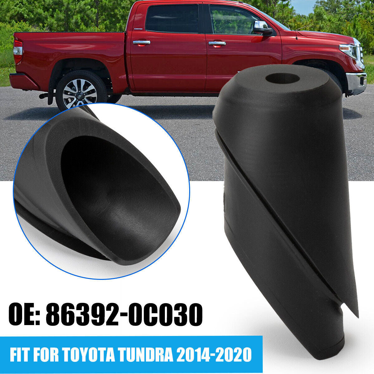 86392-0C030 Antenna Base Cover Grommet Bezel Fits for Toyota Tundra 2014-2020 Q