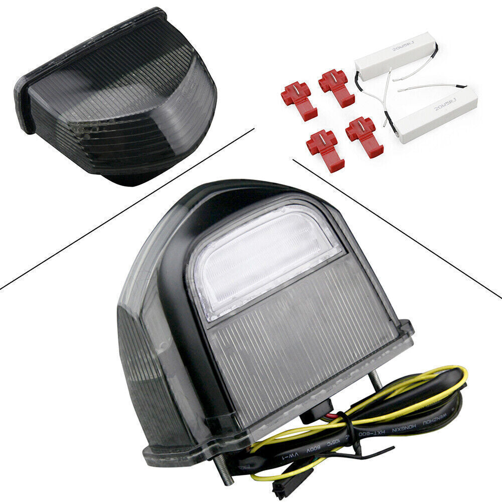 Fit for Honda CBR 600RR 2007 - 2011 Integrated Turn Signals LED Tail Light Smoke UK
