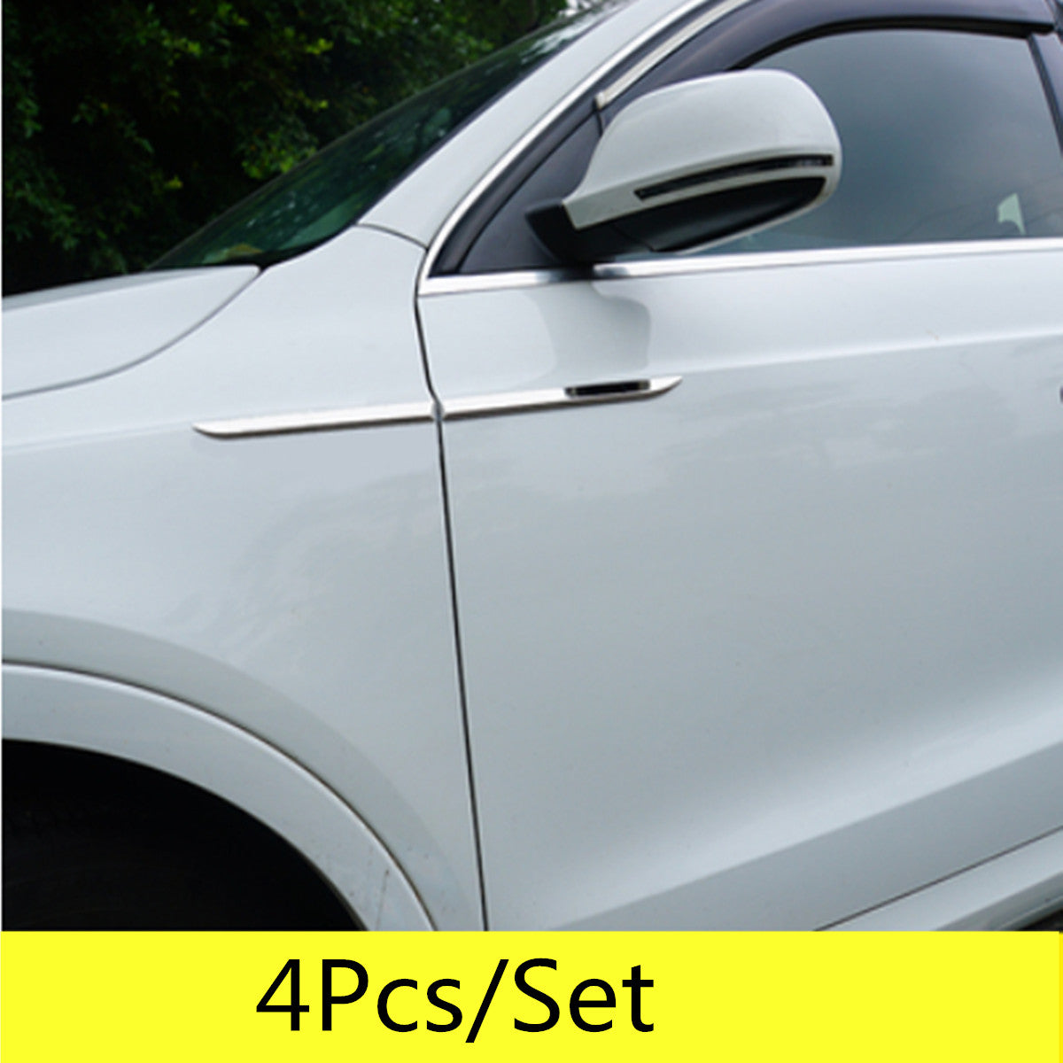 4PCS Stainless Steel Emblem Dagger For Car Front Door Side Fender Accessories