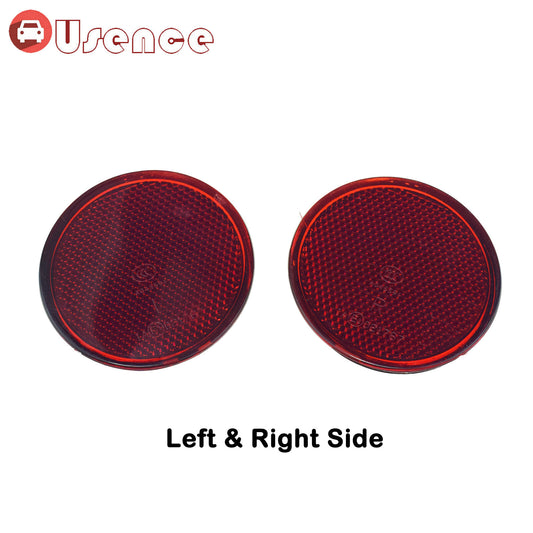 Pair Left Right Rear Tail Bumper Reflectors for Nissan Qashqai J10 2007-2013