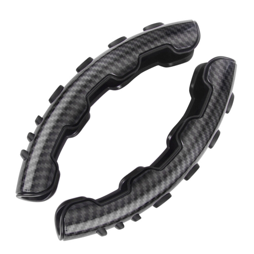 2x Non-Slip Black Steering Wheel Booster Cover Fit for Honda for Civic Accord CRV
