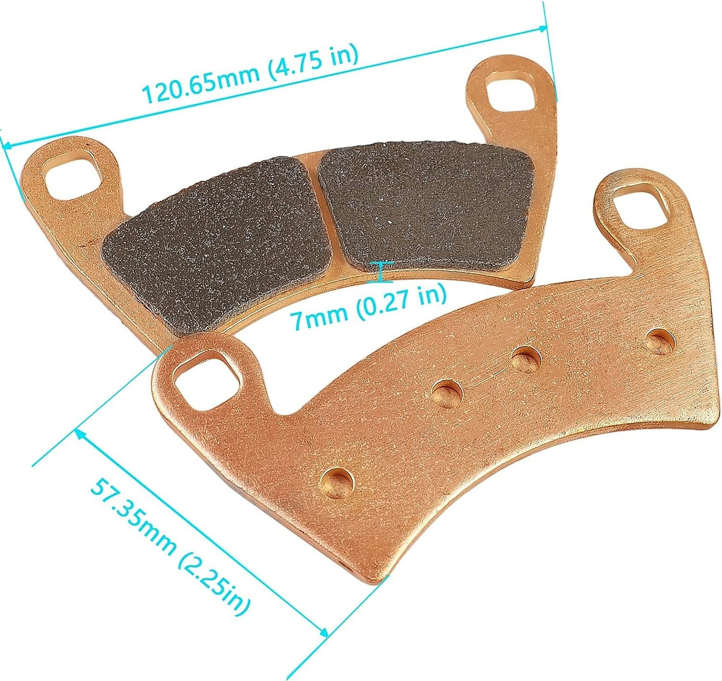 Metal Brake Pads 4 Sets for Ranger Crew 800 2013-2014, Ranger Crew 800 4x4 EFI