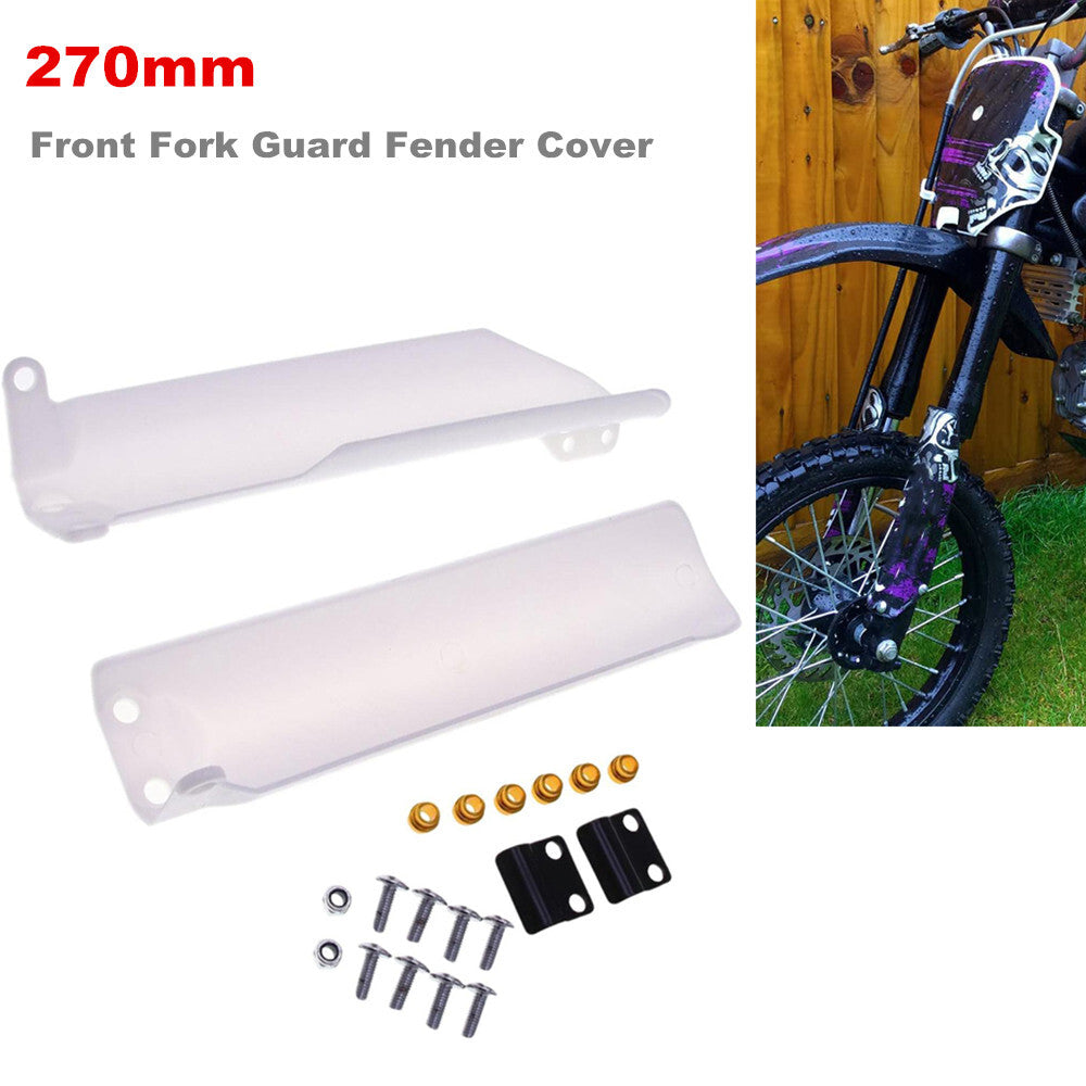 270mm Fork Protector Suspension Fender Protector Kit for 125cc-190cc Pit Dirt Bikes n