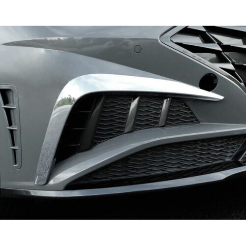 for Hyundai Sonata 2020-2023 Chrome Front Fog Light Frame Strips Cover Trim 2X