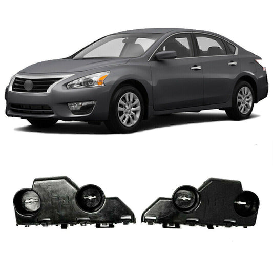 Pair Front Bumper Brackets Retainers Left Right Fit 2013-2015 2014 for Nissan Altima