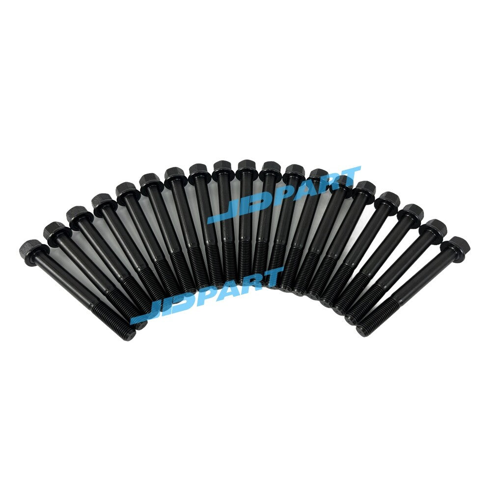 19-piece C240 cylinder head bolts for Isuzu diesel engine parts.