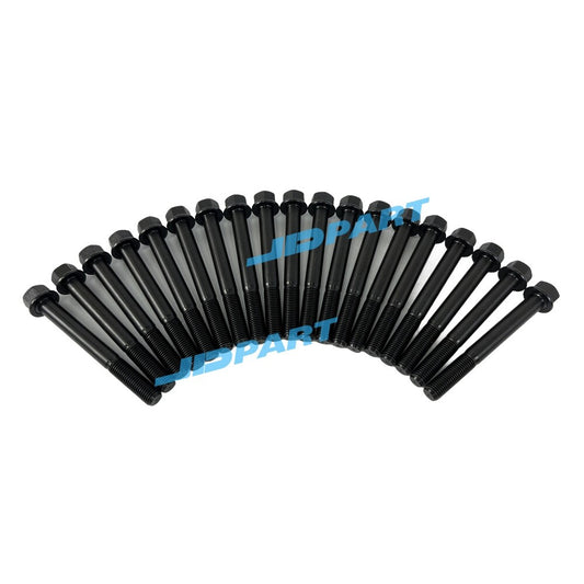 19-piece C240 cylinder head bolts for Isuzu diesel engine parts.