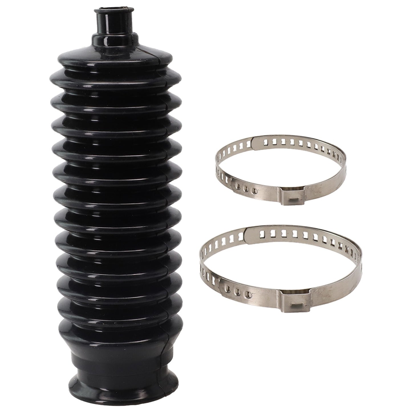 Steering Rack Boot Gaiter and Pinion Boot Kit in Black Silicone