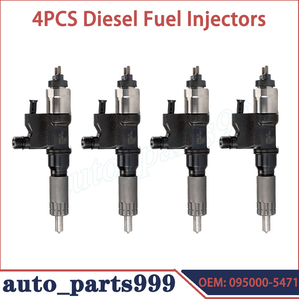 4-piece fuel injector kit for 2001-2007 for Isuzu NPR NPR-HD 4HK1 diesel 095000-5471- n