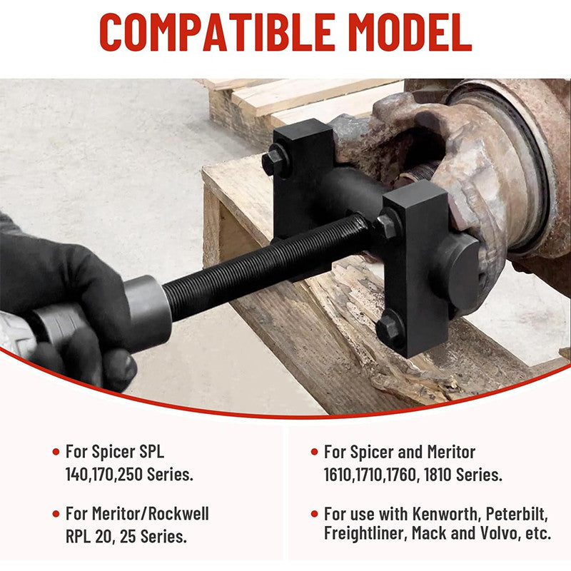 Heavy-Duty Yoke Puller Kit Semi Truck Yoke Remover Tool for Class 6-8 SPL 60050