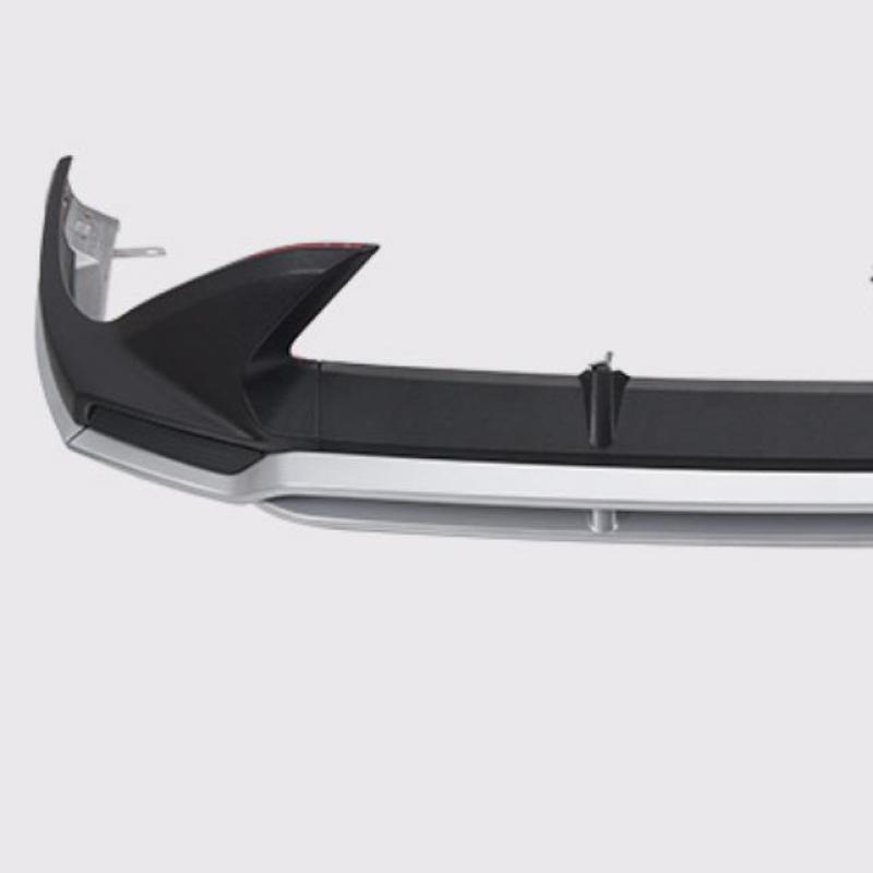 For 2022-2023 for Toyota Highlander Front Bumper Lip Spoiler Grill protect Gloss BLK