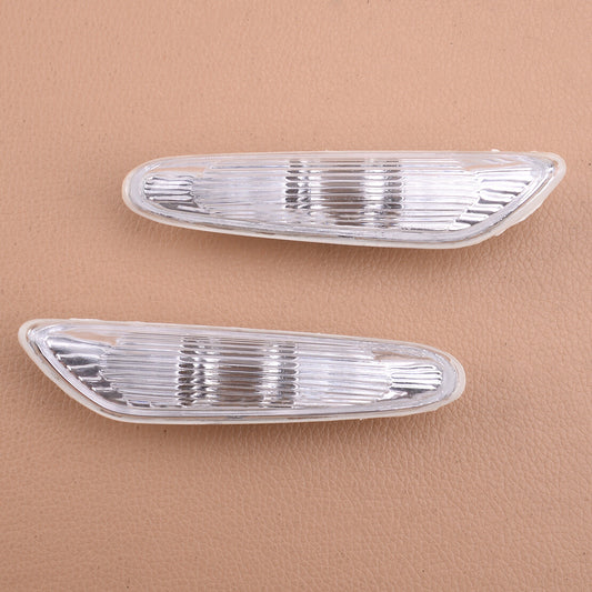 2x Clear Lens Side Indicators Light Turn Signal fit for 328i 2007-11 New v