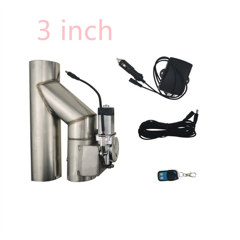 3 Electric Exhaust Catback Valve Single flap Valve Motor With Remote Control