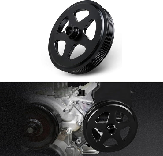 Power steering pump pulley 12559885, suitable for 1998-2002 Camaro Firebird LS1 5.7L. Q