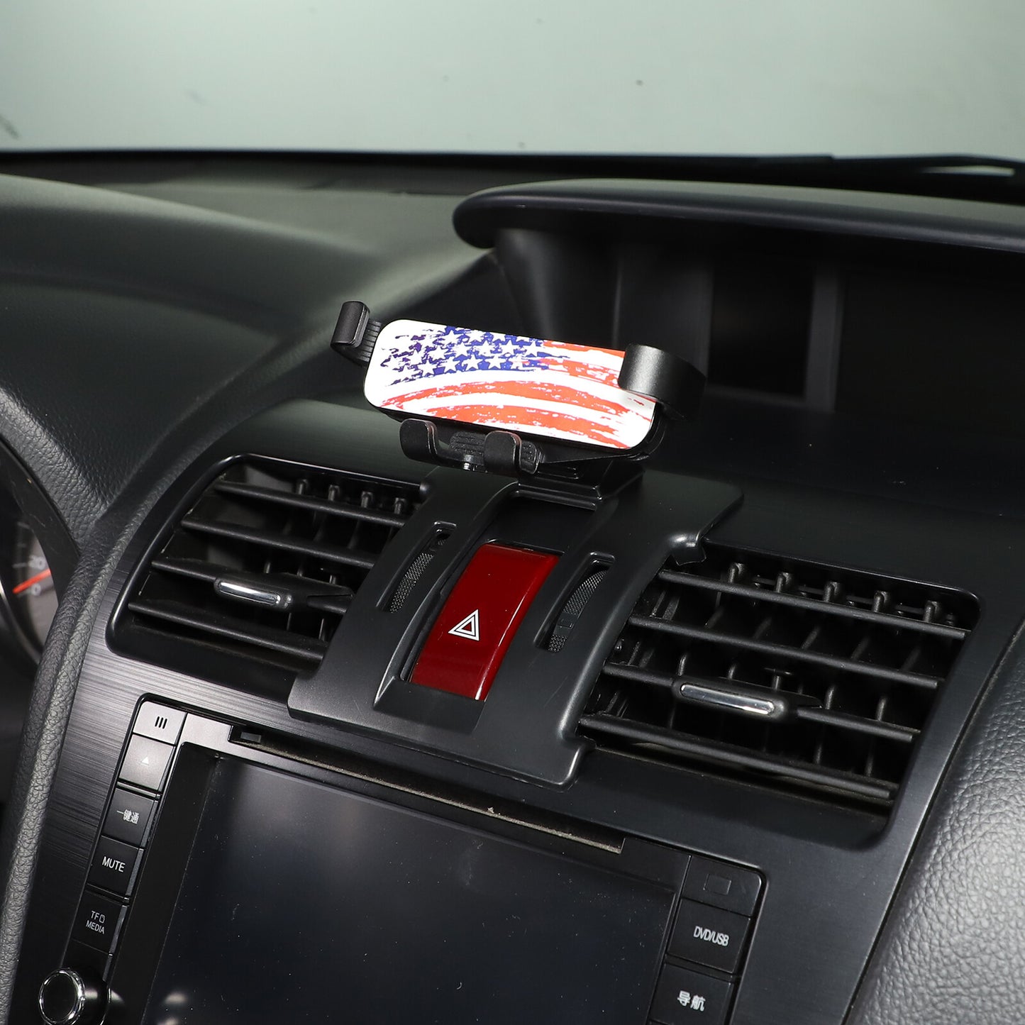 Car air vent mounting bracket, phone holder, US-made flash unit suitable for Subaru Forester 13-18- n