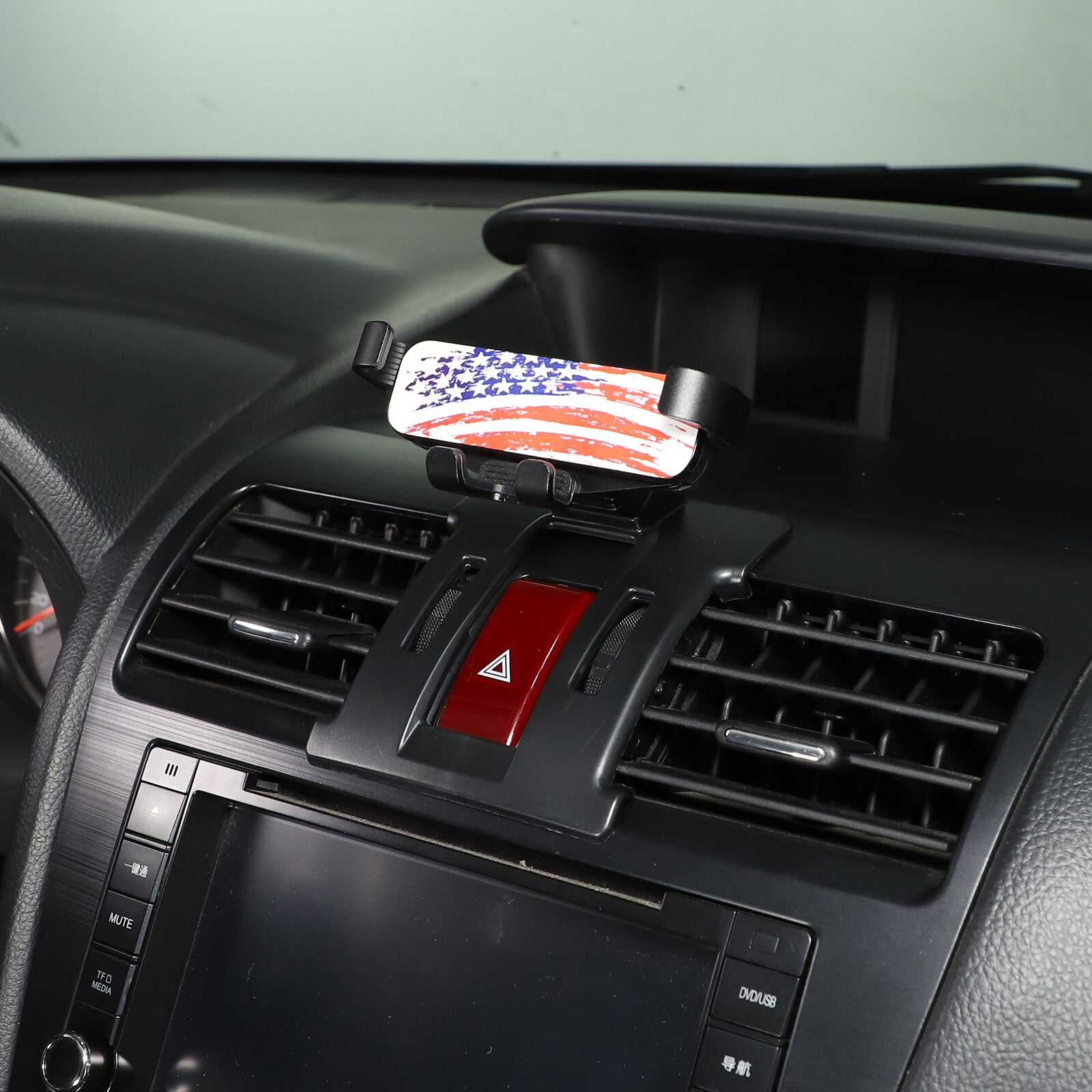 Car air vent mounting bracket, phone holder, US-made flash unit suitable for Subaru Forester 13-18- n