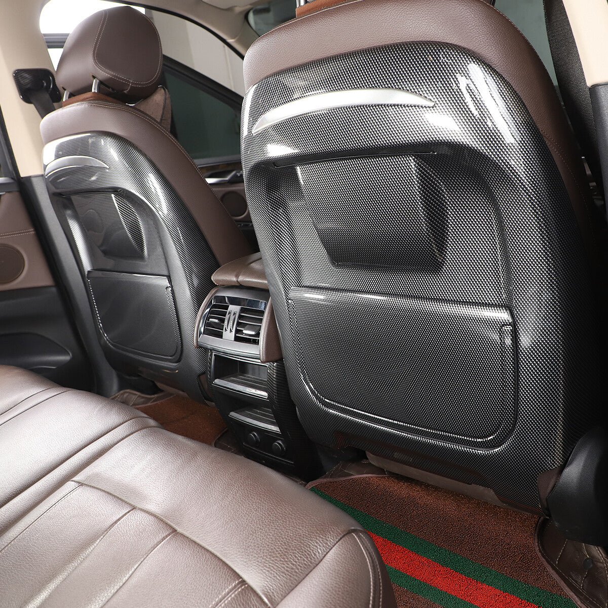 Carbon fiber ABS front and rear for seat panel covers for X5 F15 X6 M F86 2014-2018 n