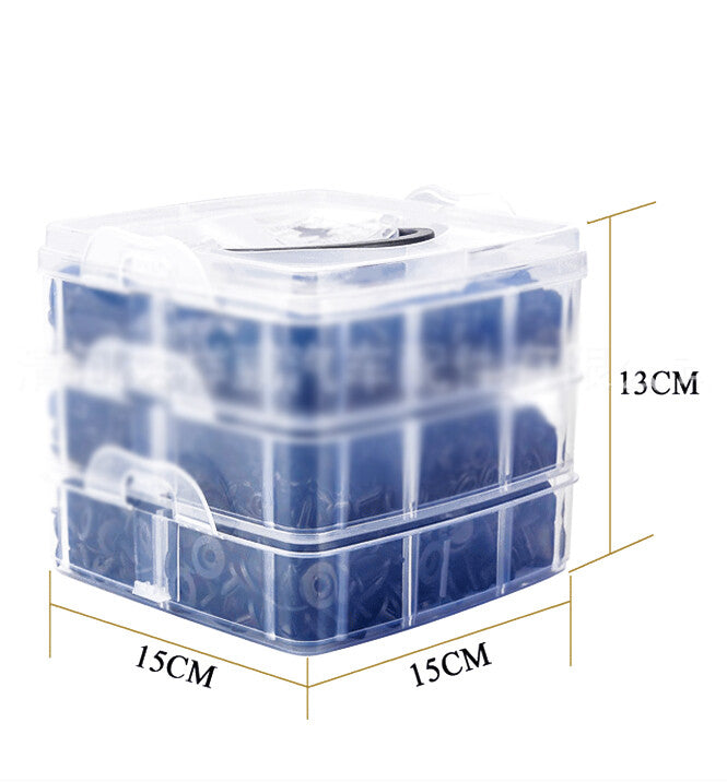 745-piece set of car body plastic promotional rivet fixing buckles decorative bumper clips + box - n