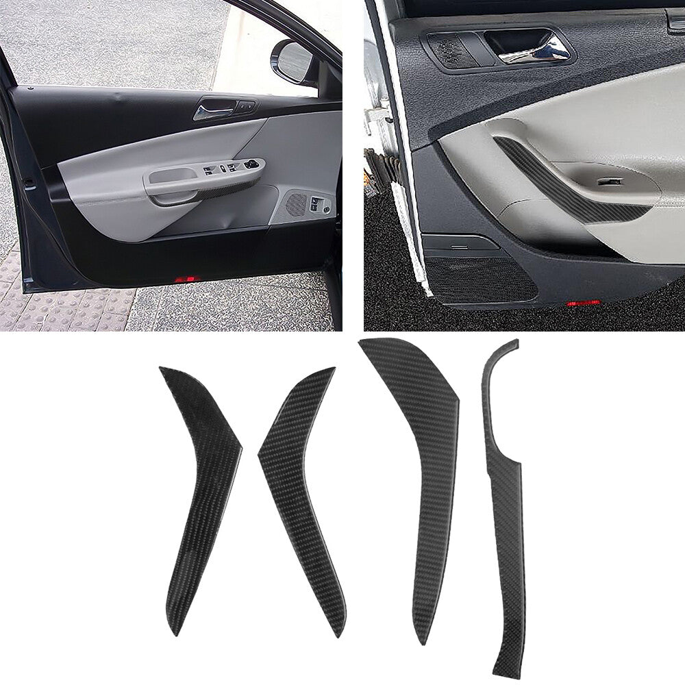 Red Carbon Fiber Copilot Dashboard Panel Cover Trim for Honda Odyssey 2005-2010 v