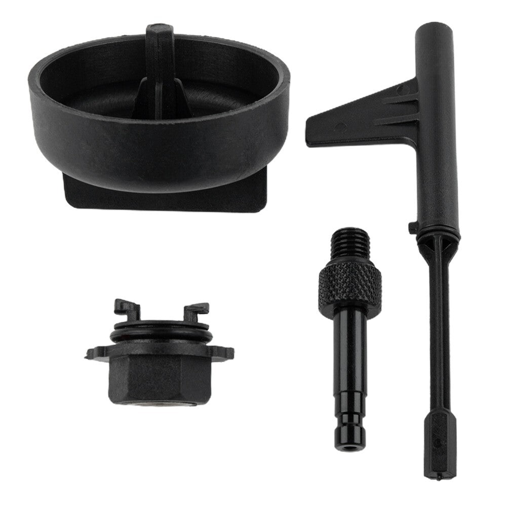 4pcs Transmission Oil Filling Adapter Tool Set for Mercedes 725.0 9-Speed Black v