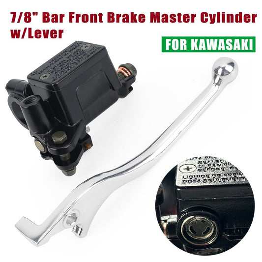 for Kawasaki KLX150/250S/140G/300SM 7/8 Bar Front Brake Master Cylinder w/Lever Q