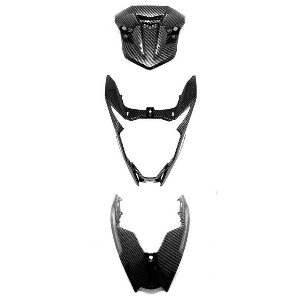 3PCS Carbon Fiber Front Head light Fairing Cover Set for HONDA 2016-2018 CB500F