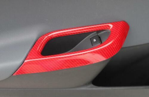 for Chevrolet for Cruze 2016-2019 Red Carbon Fibe Car Interior Full Set Trim 11PCS