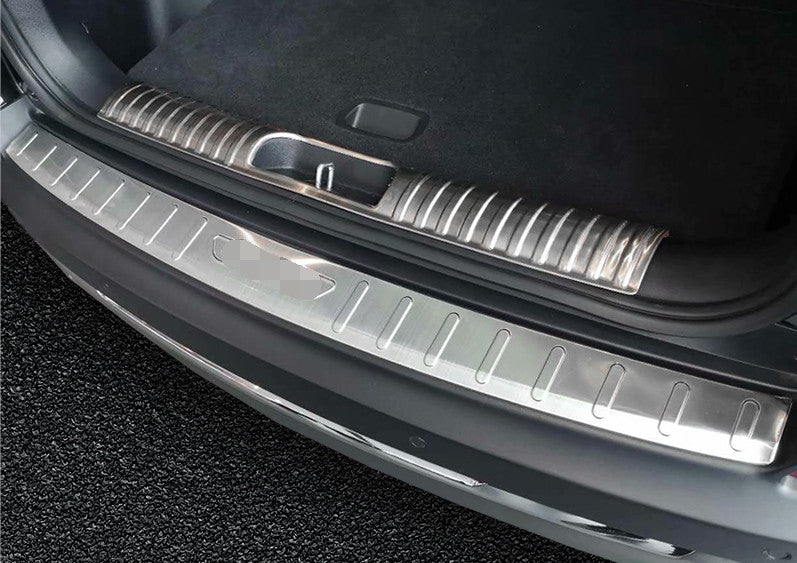 Silver Steel Rear Bumper Protector Guard Trim Fit for Jeep Cherokee 2019-2021 n