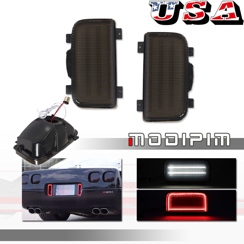LED Tailgate White Reverse Backup Red Tail Lights for 1991 - 1996 for Corvette C4- v