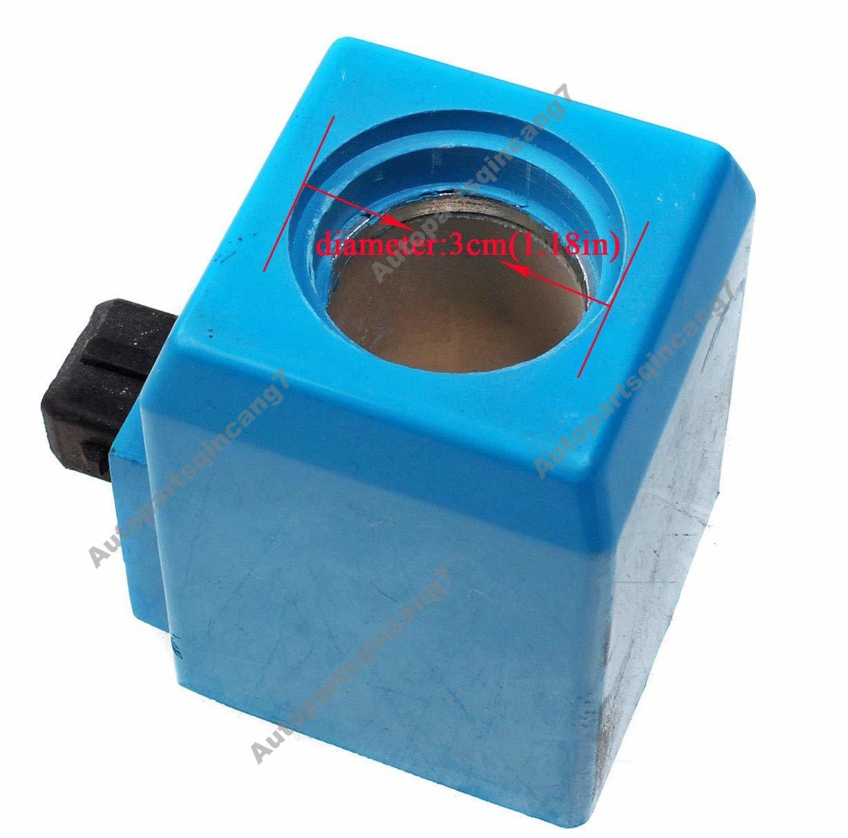 02/124661 12V 30W Solenoid Valve Coil for JCB Loader 214E 1CX 2CX 3CX 4CX