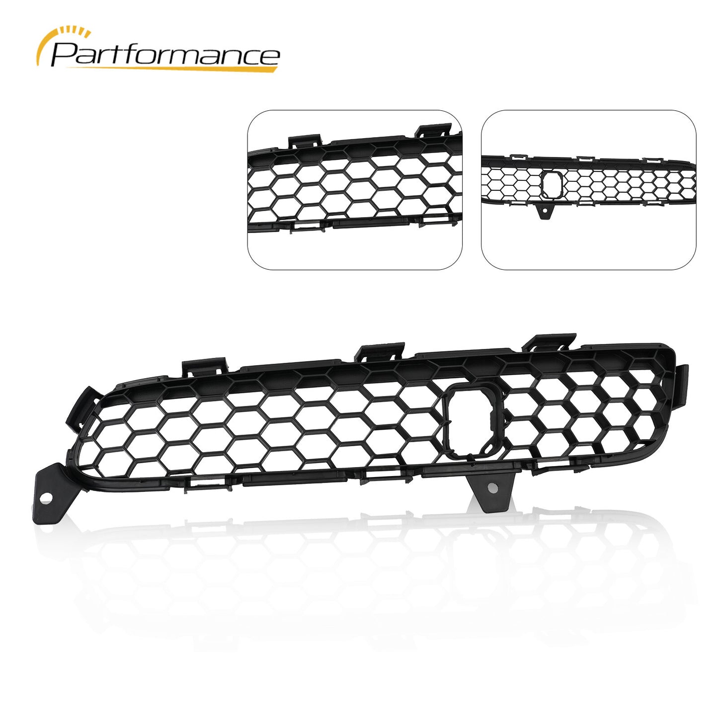 for INFINITI QX50 EX35 Bumper Noodle Grille Front Passenger Side Handle 2008 - 15- v