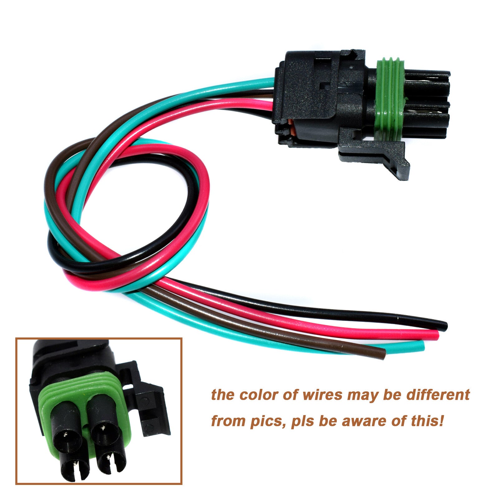 Suitable for 85-93 TPI LT1 IAC idle air control valve wiring harness connectors PT127, PT2300 - Brand New n