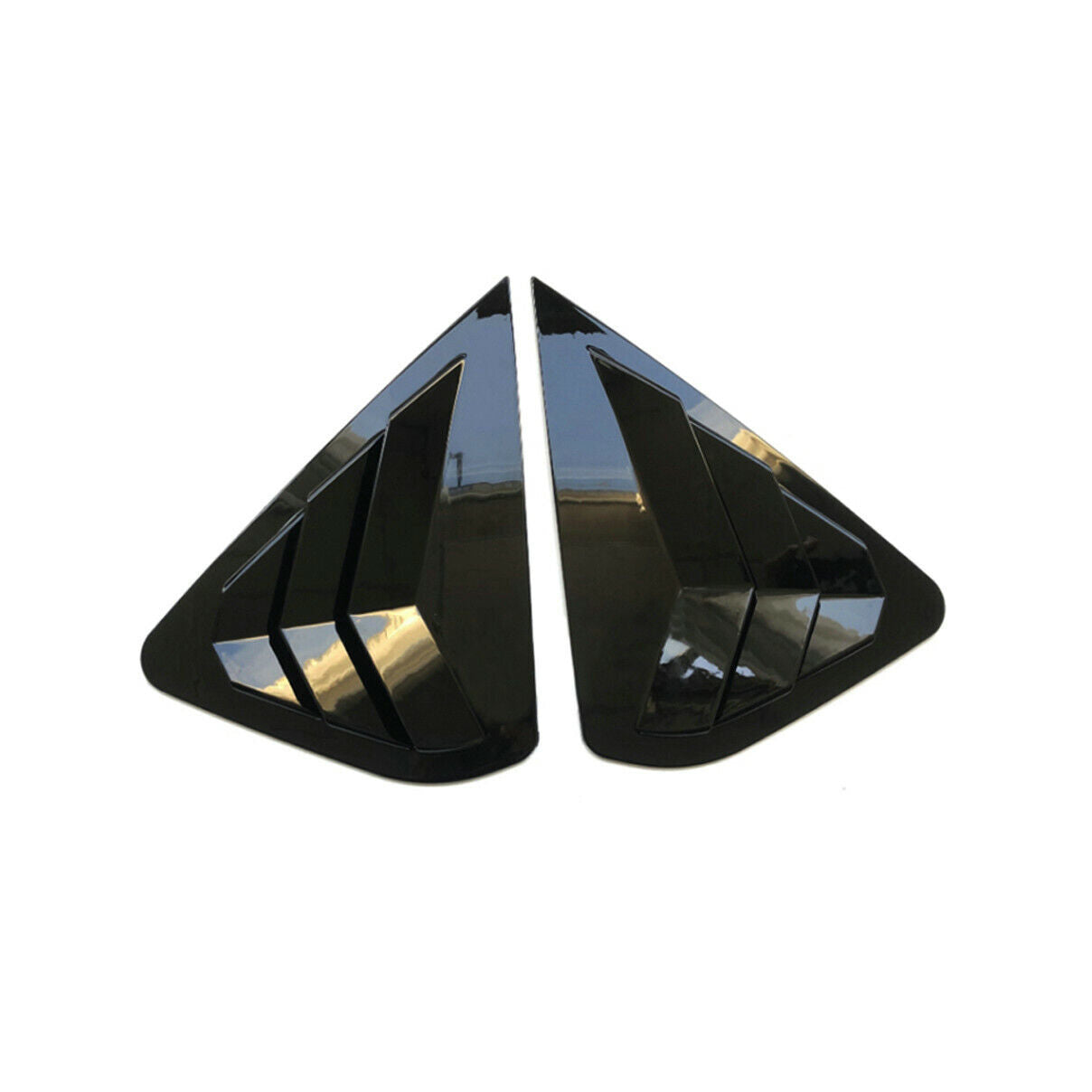 For 2013-2016 2018 for Nissan Altima Sedan Gloss Black Side Window Louver Cover Trim