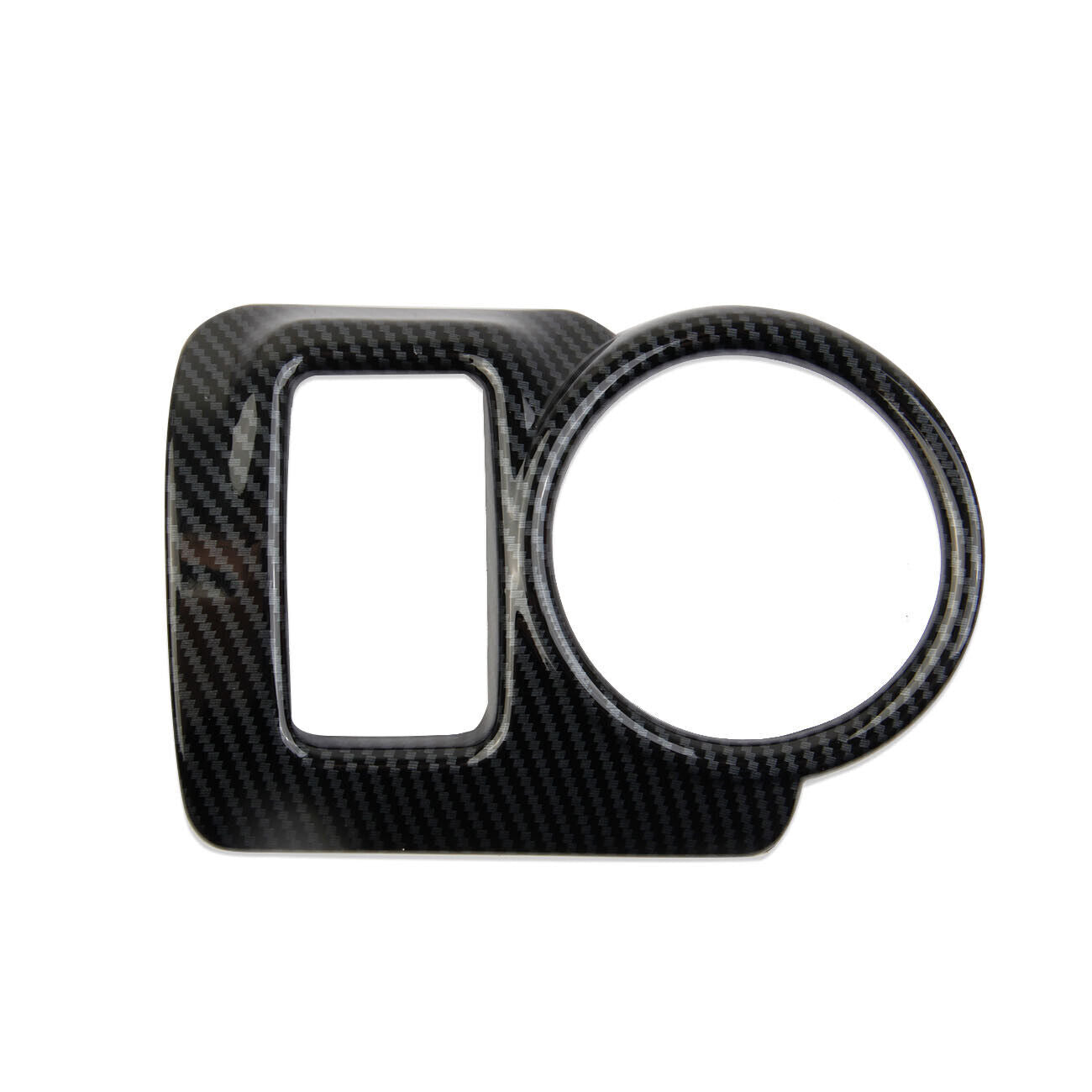 Carbon Fiber Indoor Central Control Cup Holder Cover Trim Fit for Nissan 370Z