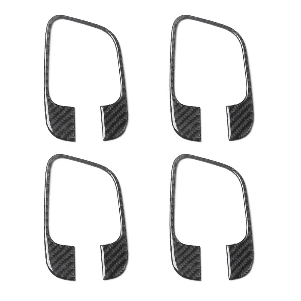 4Pcs Carbon Fiber Interior Gear Shift Panel Cover Trim for Honda CR-V 2017-2021 v