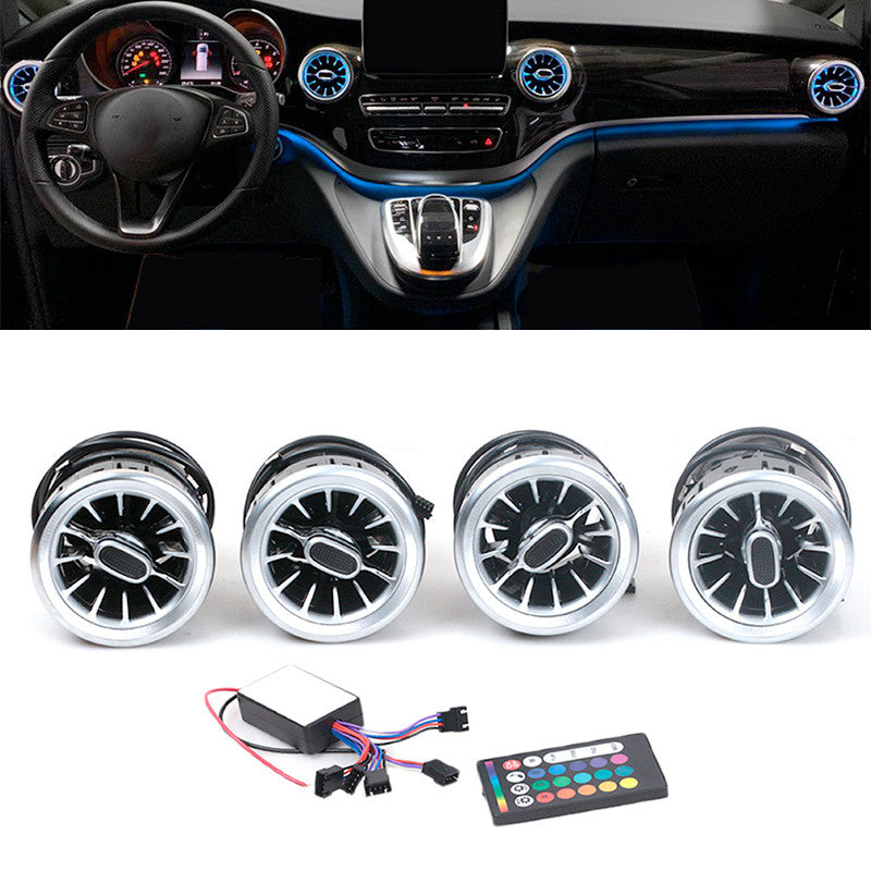 4-piece front dashboard air conditioning vent kit for Mercedes-Benz V-Class W447 Vito V250