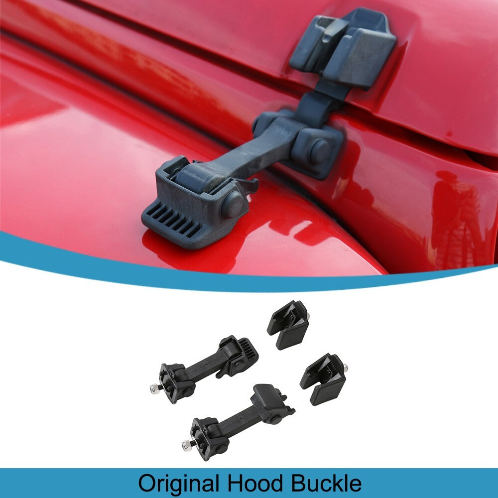Left Right Front Engine Hood Latch Catch  Bracket for Jeep for Wrangler JK 2007-18
