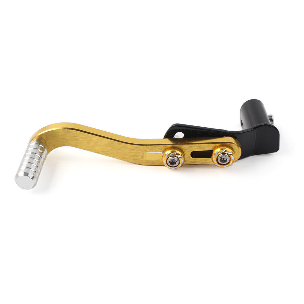 Universal Motorcycle CNC Aluminum Gear Shift Lever Footrest Pedal Shifter Gold Q