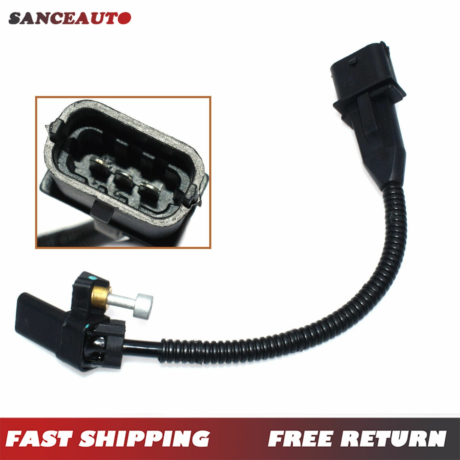 The new crankshaft position sensor is compatible with Aveo5 for Pontiac G3 for Saturn Astra 555806- v
