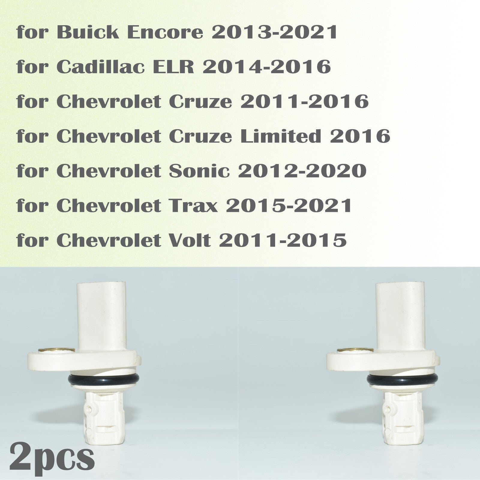 2x Camshaft Position Sensor for Chevrolet Sonic Volt for Buick Encore for Cadillac ELR
