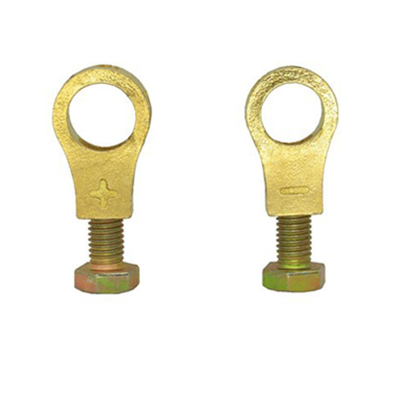 2PCS Pure Brass Heavy Duty Battery Top Post Cable Terminal Wire Terminals Parts v