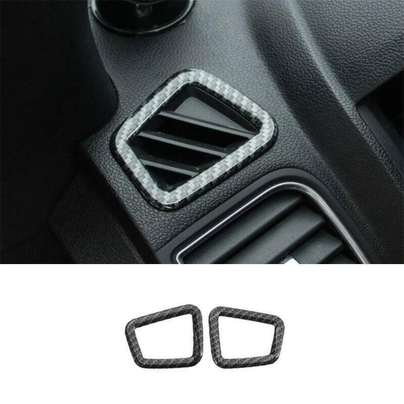 Air Conditioning Air Outlet Vent Trim for Ford Explorer 2011-2019 Carbon Fiber