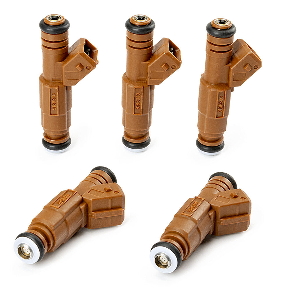 5-piece fuel injector kit 0280155831 suitable for Volvo S60, S80, C70, V70, XC90 2.4L, 2.5L... v