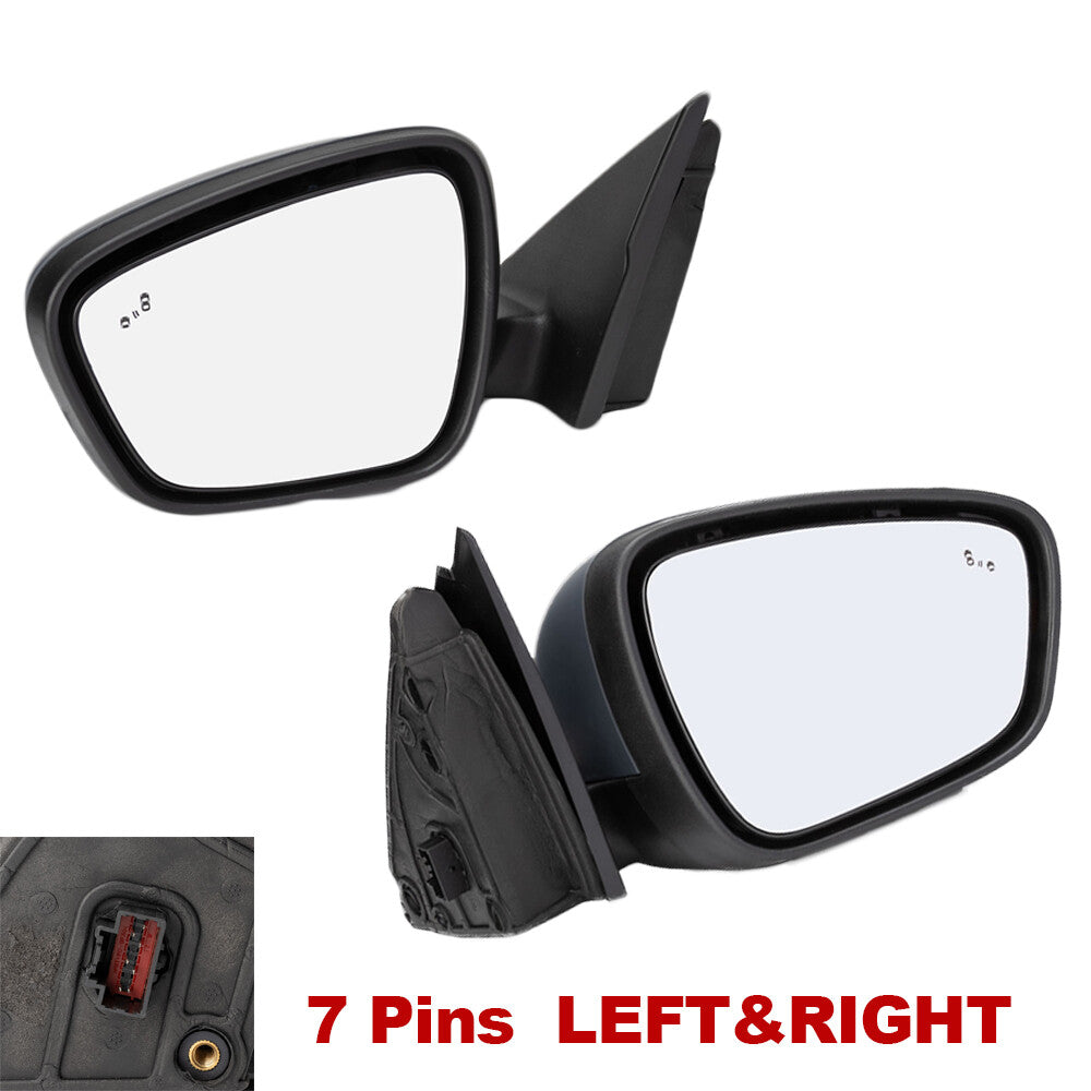 A pair of left and right side mirrors with blind spot monitoring/heat-resistant design for Ford Escape 20-23 new