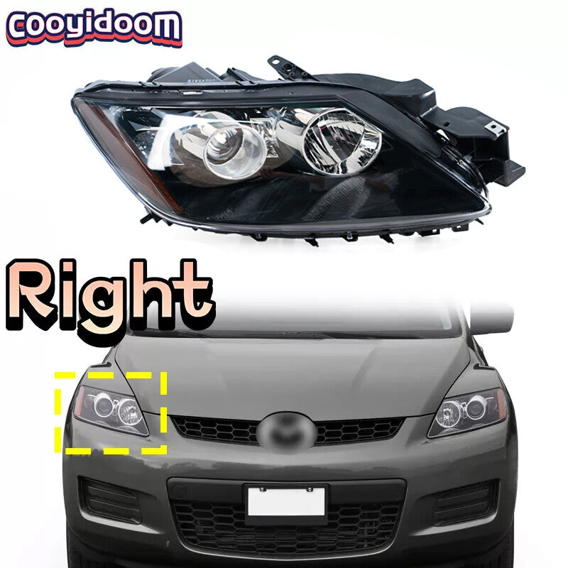 1 PCS Right Halogen Headlight for Mazda CX-7 2007-2011 Halogen EG21510K0M