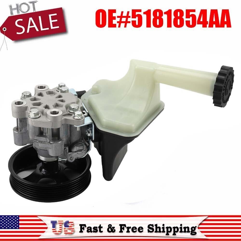 1x 5181854AA Power Steering Pump for Dodge for Jeep for Chrysler Charger for Challenger Q