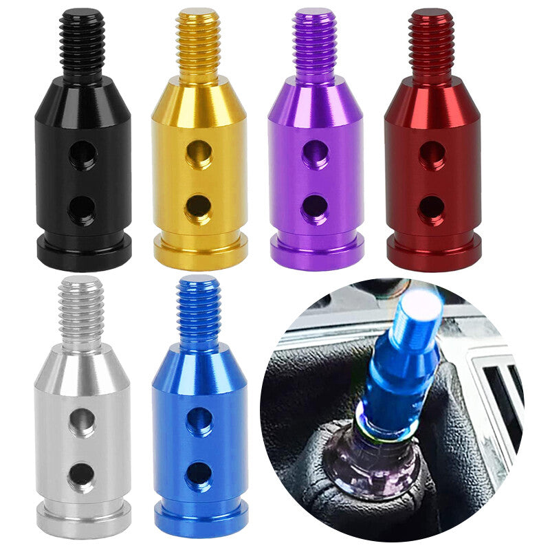 M10 x 1.5 Car Gear Shift Knob Adapter for Non Threaded Shifter Universal Q