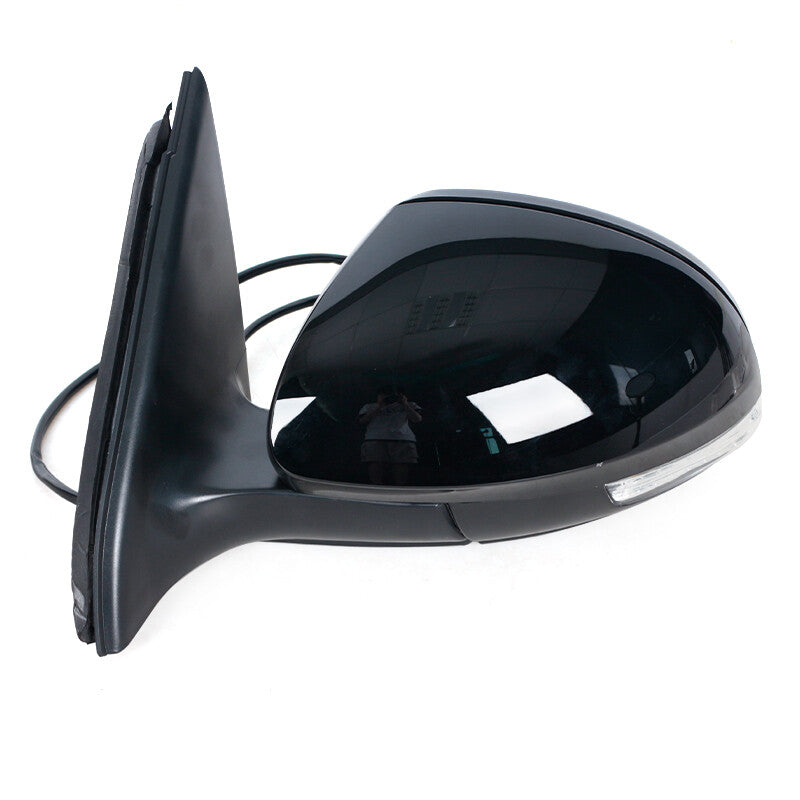 1 Pair Black Wing Door Side Mirror Assembly 6Pins for VW for Tiguan 2009-2016