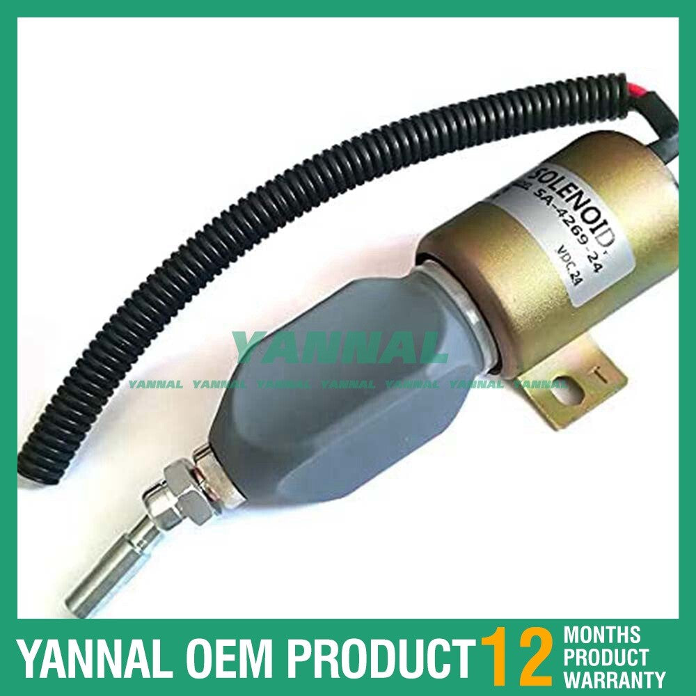 Solenoid valves are suitable for PC78US-6, PC60-7, PC128U-1, and PC75UU-2 excavators with S4D95L-